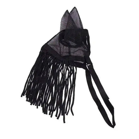 QHP Anti-fly Fringe With Ears Shetland Fly Masks Barnstaple Equestrian Supplies