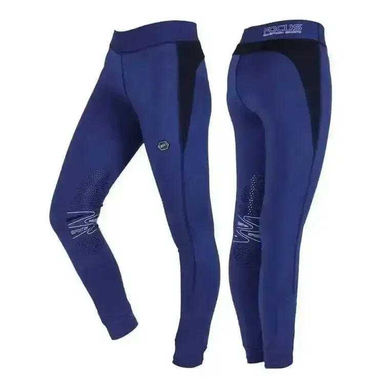 QHP Breeches pull-on Yara Junior Silicon Knee Patches 6 Years Breeches