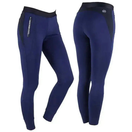 QHP Pull On Breeches With Knee Grip Amelia Junior 6 Years Riding Breeches Barnstaple Equestrian Supplies