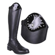 QHP Romy Exchangeable Crystal Tops 35 - 37 QHP Long Riding Boots Barnstaple Equestrian Supplies