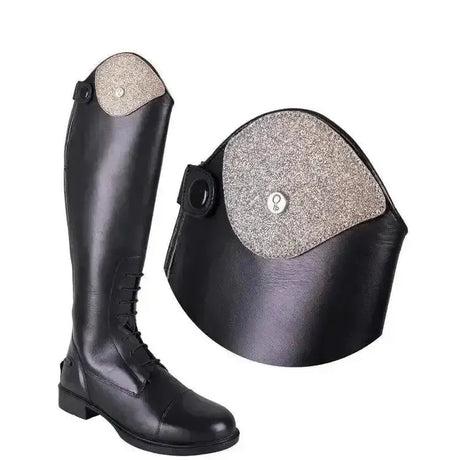 QHP Romy Exchangeable Glitter Tops Gold 35 - 37 Long Riding Boots
