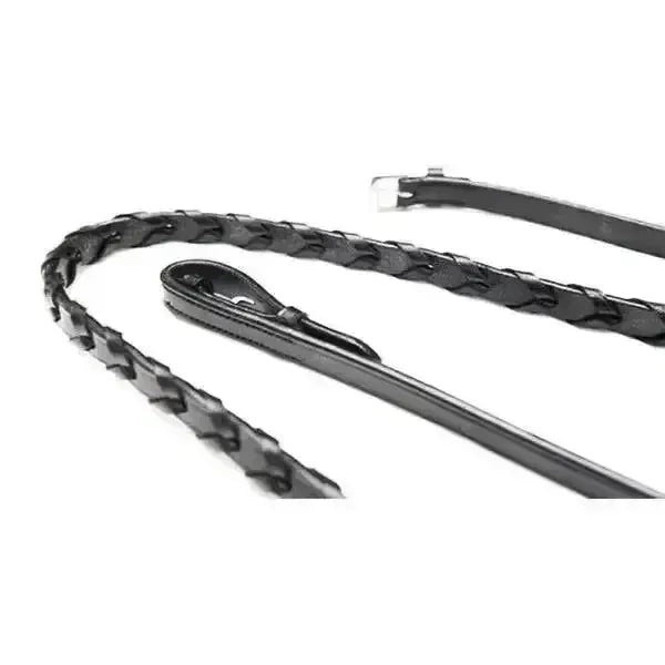 Quality Leather Laced Reins Brown 16Mm / 5/8&Quot; Cob / Full Reins