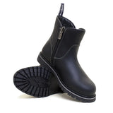 Bareback Footwear Quebec Waterproof Zip Up Ankle Boots - Black EU 35 - UK 2.5 ZIP MID CALF