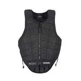 Black racesafe racemotion2 national protective vest with padded grid design and adjustable straps for motion3 safety