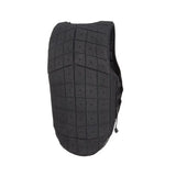 Black tactical vest with grid pattern and reinforced panels from racesafe racemotion2 national collection