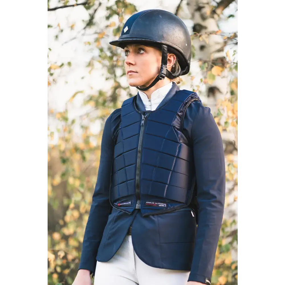 Racesafe RS2010 Adults Body Protector Navy X Small Short Body Protectors