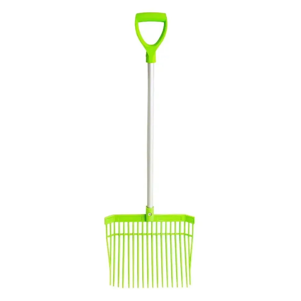 Red Gorilla Bedding Fork Short D-Handle Pistachio Forks