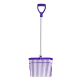 Red Gorilla Bedding Fork Short D-Handle Purple Forks