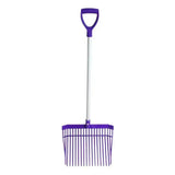 Red Gorilla Bedding Fork Short D-Handle Purple Forks