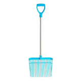 Red Gorilla Bedding Fork Short D-Handle Sky Blue Forks