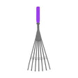 Red Gorilla Big Tidee Plastic Rake Purple Mucking Out Barnstaple Equestrian Supplies