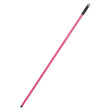 Pink plastic coated steel gorilla broom handle with black grip and tip for easy cleaning use