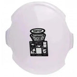 White translucent flexible tub rug with black branding and usage icons for red gorilla feed bucket lids ultimate stackable storage