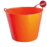 Red Gorilla Flexible Bucket 26L Medium Orange Buckets & Bowls