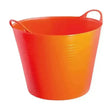 Vibrant gradient orange red gorilla flexible bucket 26l medium with integrated handles made of plastic flexible bucket medium