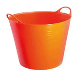 Vibrant gradient orange red gorilla flexible bucket 26l medium with integrated handles made of plastic
