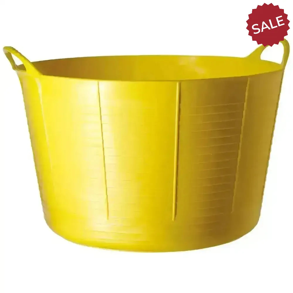 Red Gorilla Flexible Bucket 75L Extra Large Yellow Buckets & Bowls