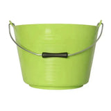 Red Gorilla Flexible Bucket With Handle 22L Pistachio Buckets & Bowls
