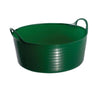 Red Gorilla Flexible Shallow Bucket 15L Small Buckets & Bowls Green Barnstaple Equestrian Supplies
