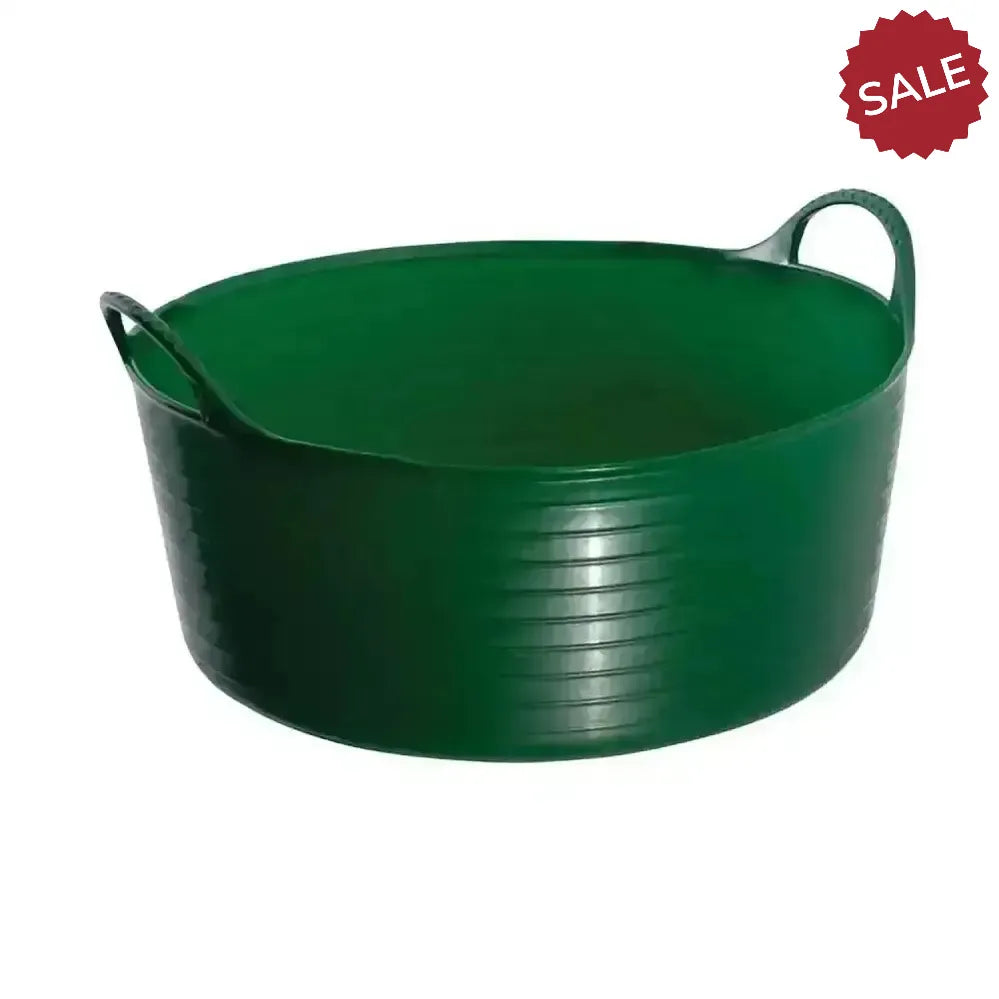 Red Gorilla Flexible Shallow Bucket 15L Small Green Buckets & Bowls