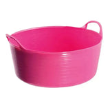 Red Gorilla Flexible Shallow Bucket 15L Small Pink Buckets & Bowls