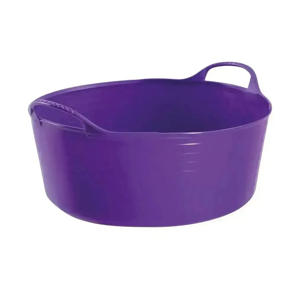 Red Gorilla Flexible Shallow Bucket 15L Small Purple Buckets & Bowls