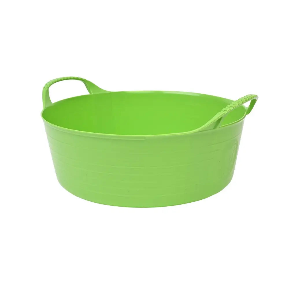 Red Gorilla Flexible Shallow Feed Bowls 5L Mini (Tubtrugs) Pistacho Buckets & Bowls Barnstaple Equestrian Supplies