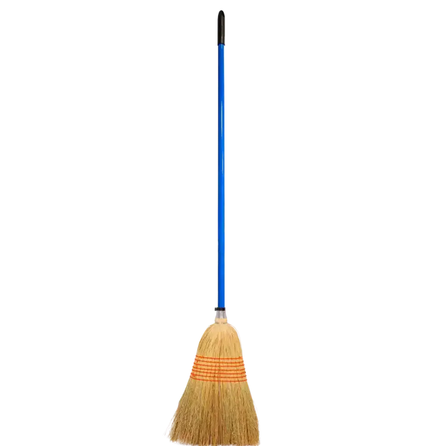 Red Gorilla Mega Corn Broom Blue Yard Brooms