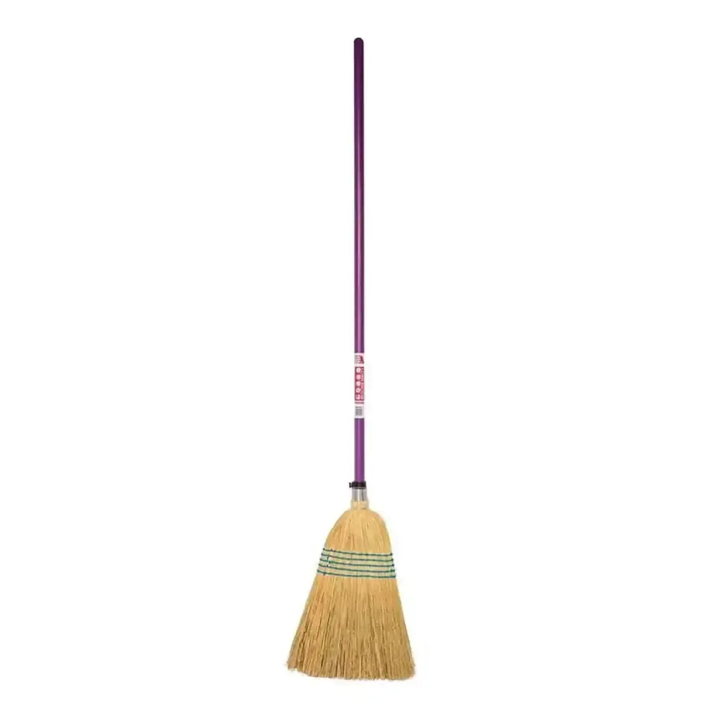 Red Gorilla Natural Corn Broom Standard Purple Brooms