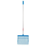 Blue plastic gorilla pc bedding fork with balanced aluminium handle and blue grip straight handle design