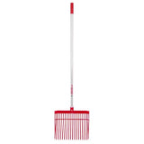 Red gorilla pc bedding fork straight handle with red plastic rake and balanced aluminium handle for easy use