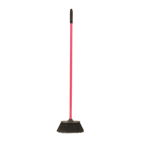 Red Gorilla Poly Yard Broom With Handle Forks Blue Barnstaple Equestrian Supplies