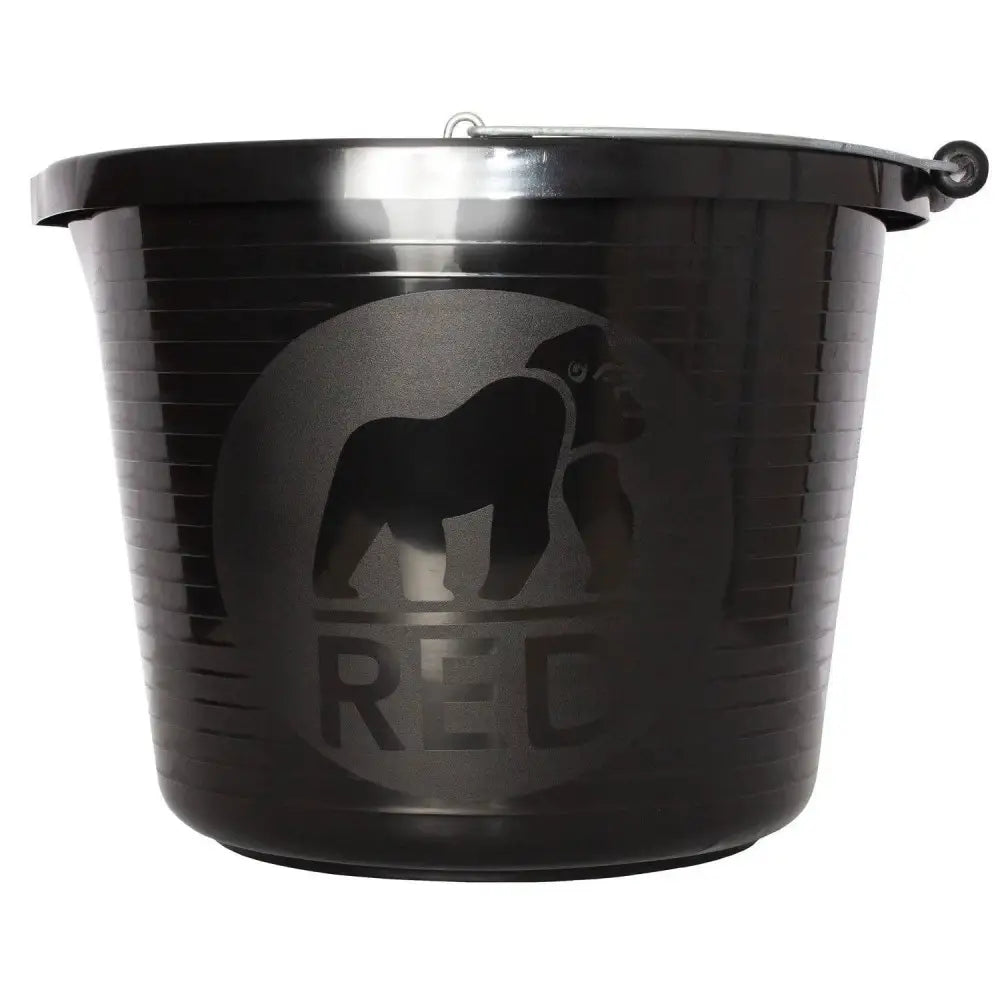 Red Gorilla Premium Buckets Black 3 Gallon Buckets & Bowls Barnstaple Equestrian Supplies