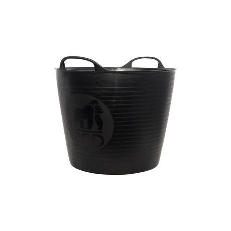 Red Gorilla Recycled Tub Black Buckets & Bowls Large (42Lt) Black Barnstaple Equestrian Supplies