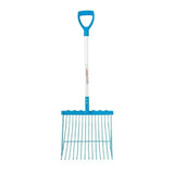 Red Gorilla Riddler Fork Short D Handle Blue Forks