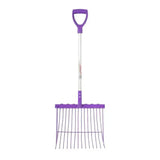 Red Gorilla Riddler Fork Short D Handle Purple Forks