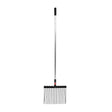 Black metal red gorilla shavings fork with straight grip long silver handle and black rubber grip for easy use