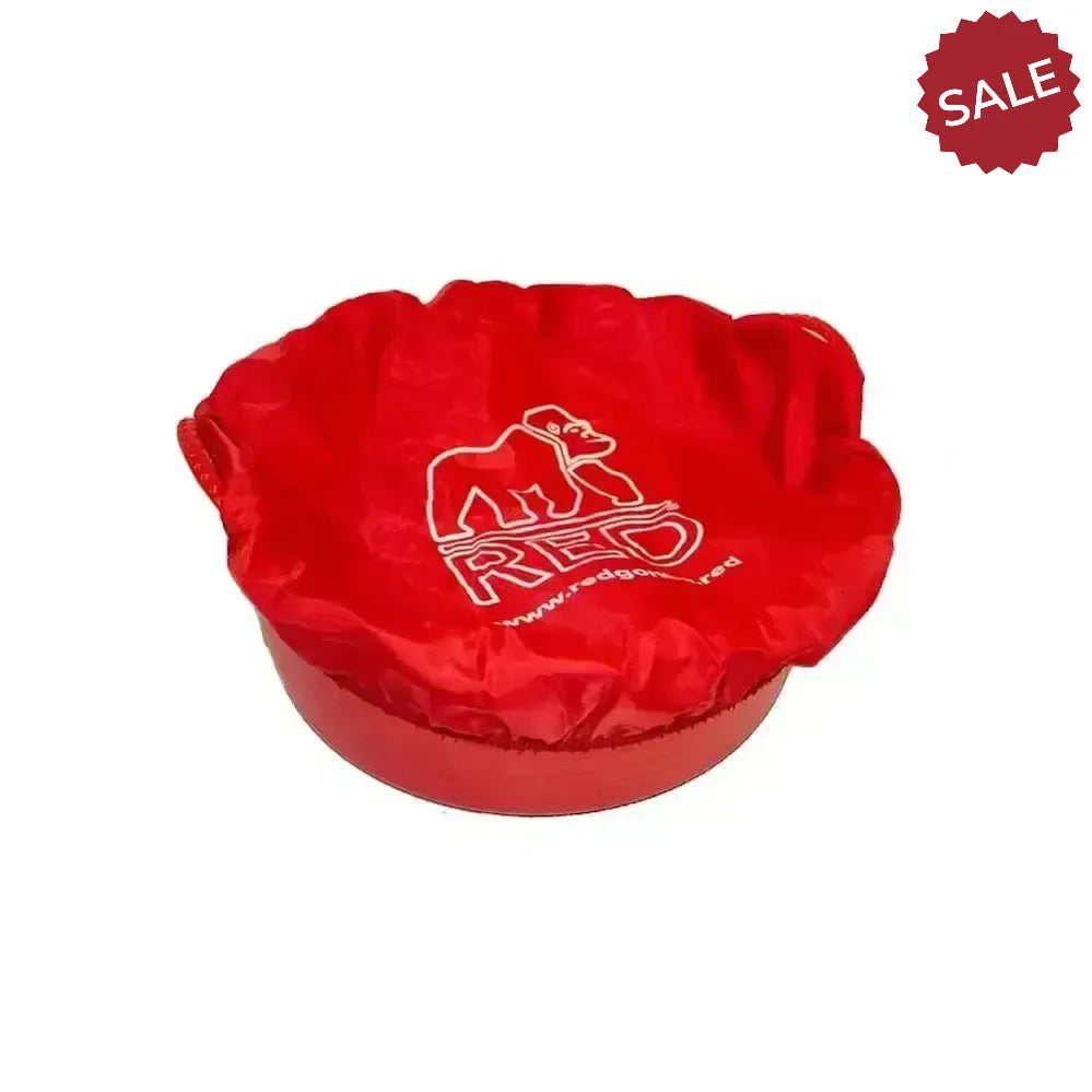 Red Gorilla Tubcover Fabric Feed Bucket Cover Red Buckets & Bowls