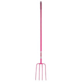 Red Gorilla Tubular Manure Fork 4 Prong 48" Long Shaft Red Mucking Out Barnstaple Equestrian Supplies