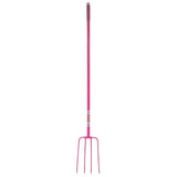 Red Gorilla Tubular Manure Fork 4 Prong 48&Quot; Long Shaft Mucking Out Red Barnstaple Equestrian Supplies