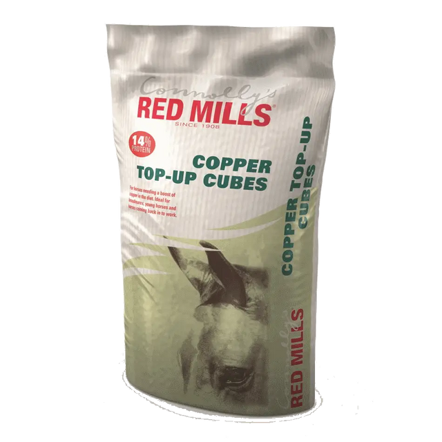 Red Mills Copper Top Up Cubes 14% 20 kg Horse Feeds