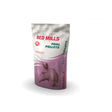 Red mills foal pellets 20 kg bag in purple and white with young horse image for bone strength and growth