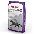 Purple and white bag of red mills horse care 10 cubes 20 kg with natural oils for healthy mills horse nutrition