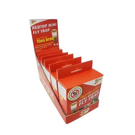 Redtop Mini Fly Trap Pos Counter Display Box 6 TRAPS 