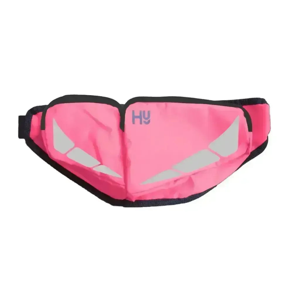 Reflector Bum Bag by Hy Equestrian Pink One Size Hi-Vis
