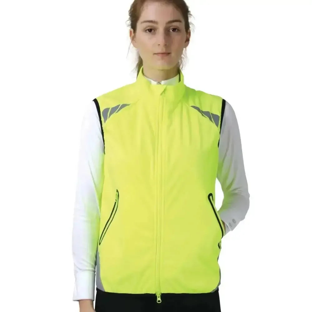 Reflector Gilet by Hy Equestrian Pink 4-6 Years Gilets & Bodywarmers
