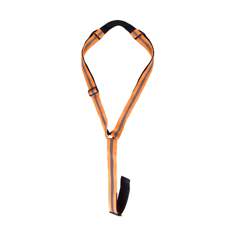 Reflector Martingale by Hy Equestrian Orange Breastplates & Martingales Barnstaple Equestrian Supplies