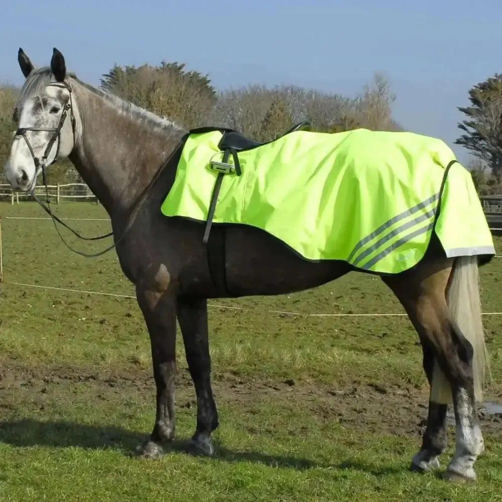 Rhinegold 3/4 Length Cutaway Design Waterproof Ride Bright Yellow Cob Exercise Sheets