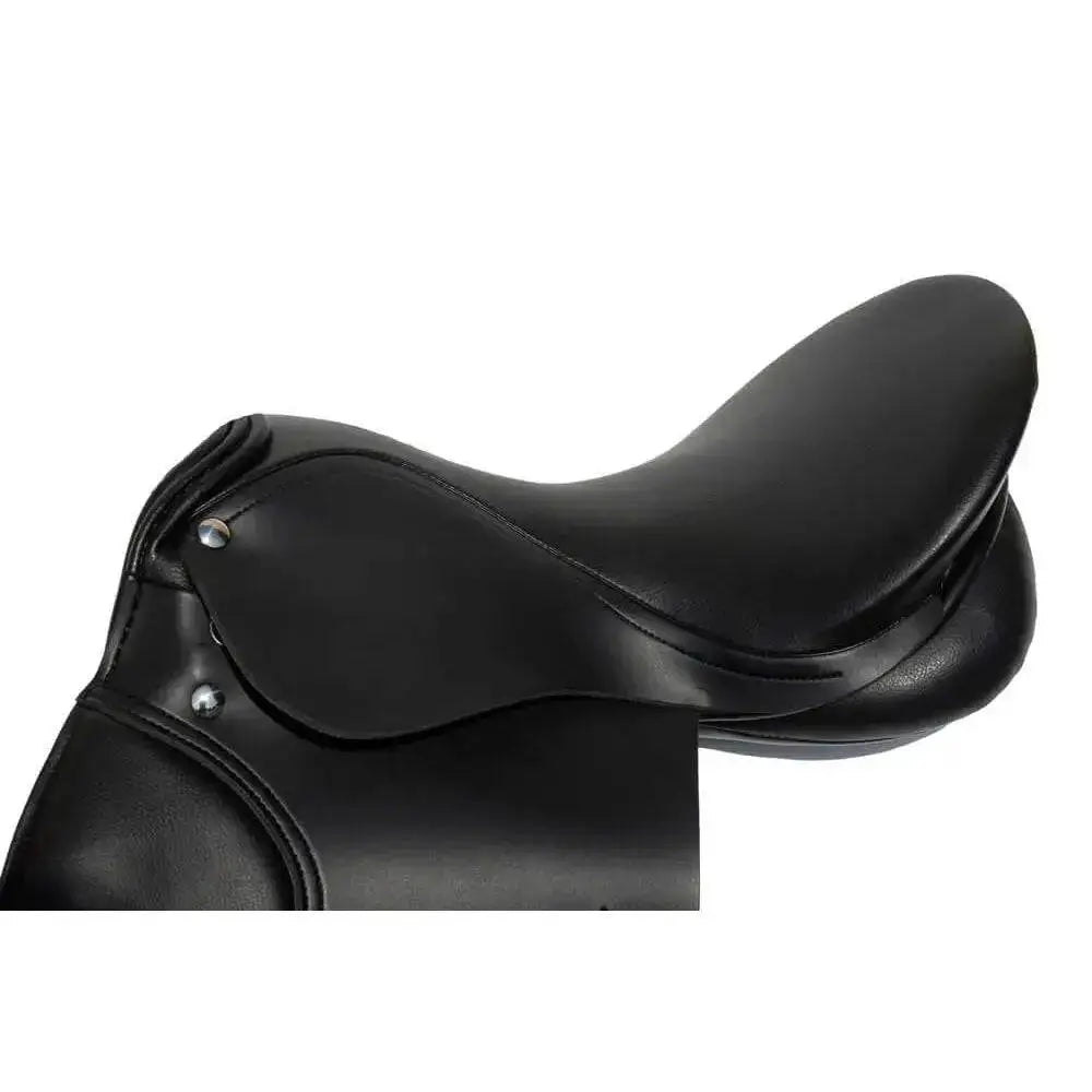 Rhinegold Berkshire Synthetic X Wide Fit GP Saddle Black 15" Saddles Barnstaple Equestrian Supplies