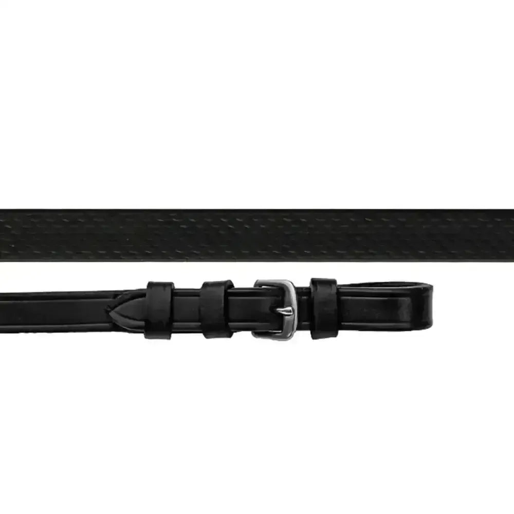 Rhinegold Biothane Non-Slip Reins Black 54" Reins